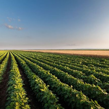 campos de cultivo extensos